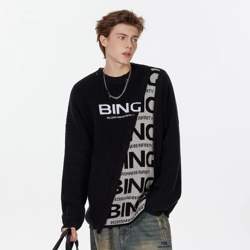 BING Knitwear Unisex Graphite Black-2