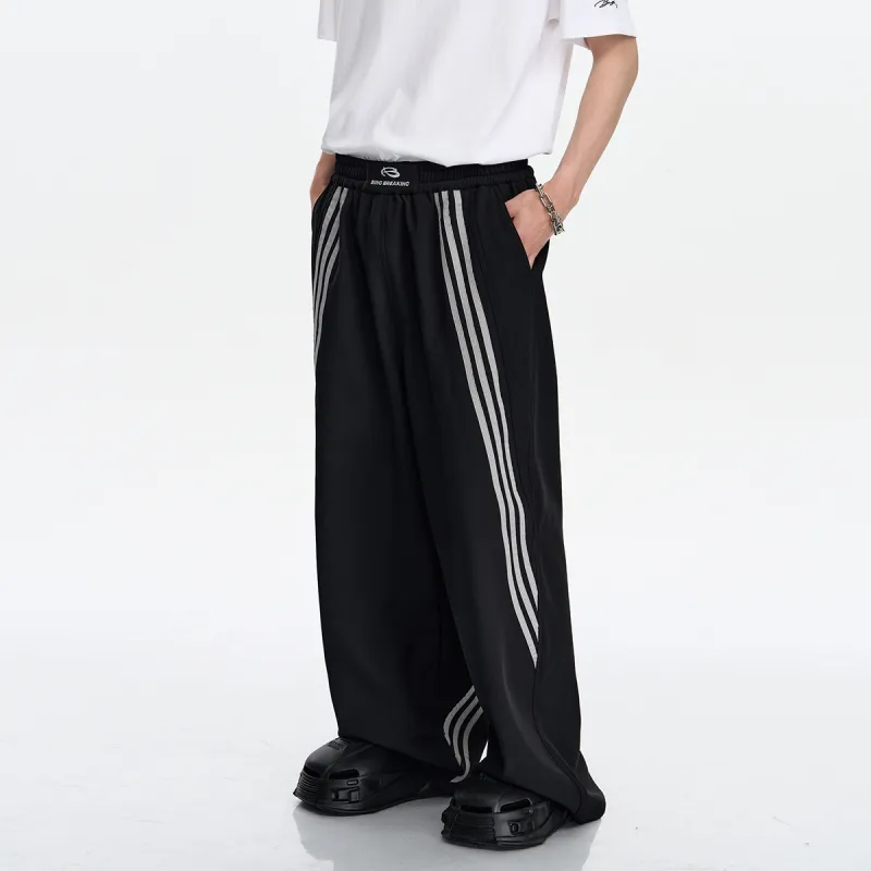 BING Casual Pants Unisex Graphite Black-3