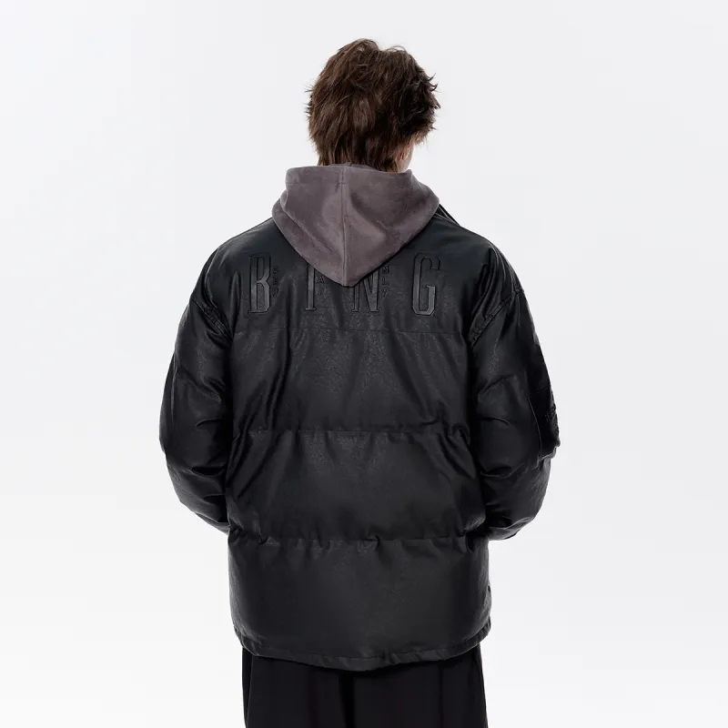 BING Puffer Jacket Unisex Black-3