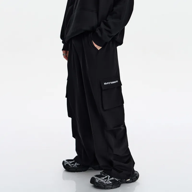 BING Casual Pants Unisex Graphite Black-2
