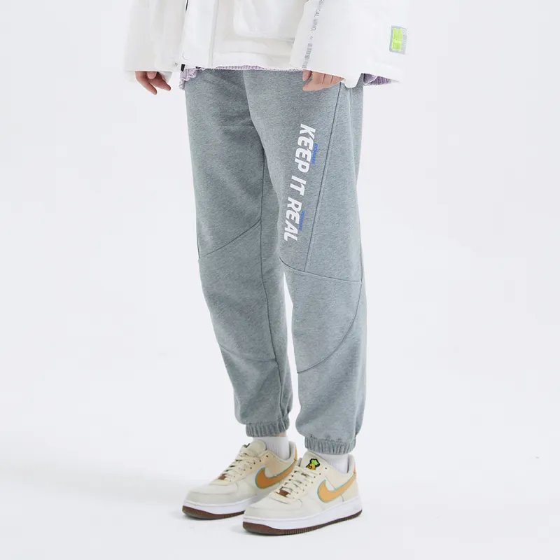 Reshake Casual Pants Unisex Medium Gray-3