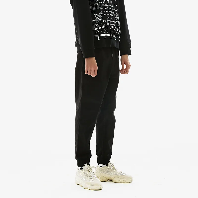Reshake Casual Pants Unisex Black-4