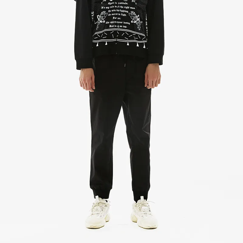 Reshake Casual Pants Unisex Black-2