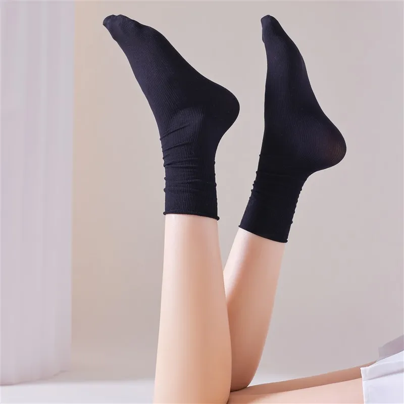 MIIOW Mid Calf Socks Women's Combo Set-5