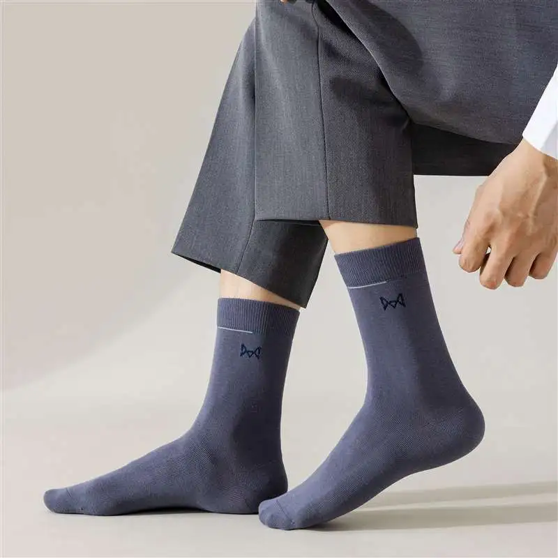 MIIOW Mid Calf Socks Men's Combo Set-1