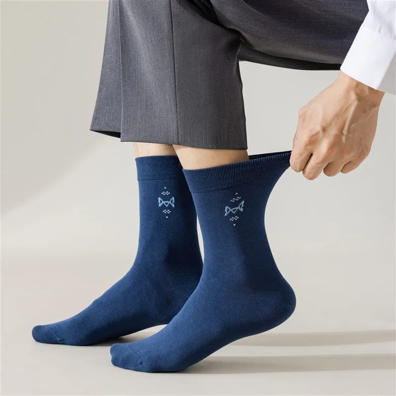 MIIOW Mid Calf Socks Men's 5 Pack-15