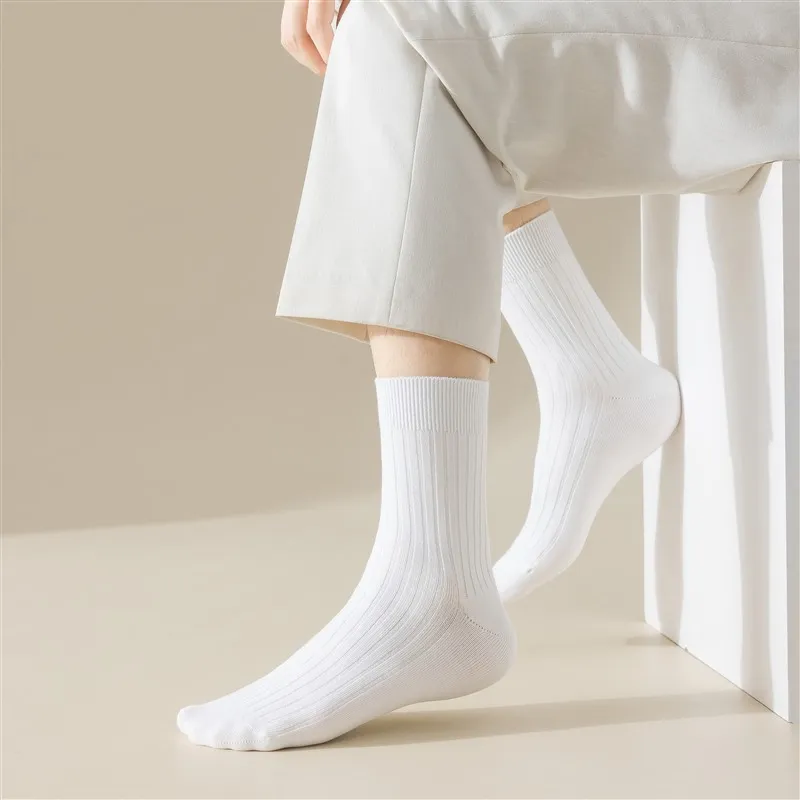 MIIOW Mid Calf Socks Men's 3 Pack-12