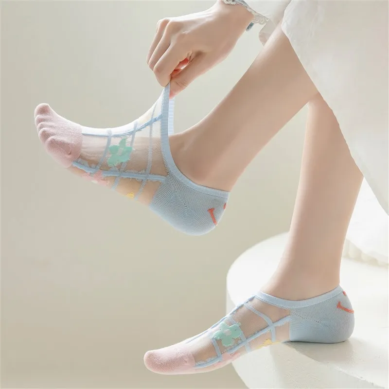 MIIOW No Show Socks Women's Combo Set-4
