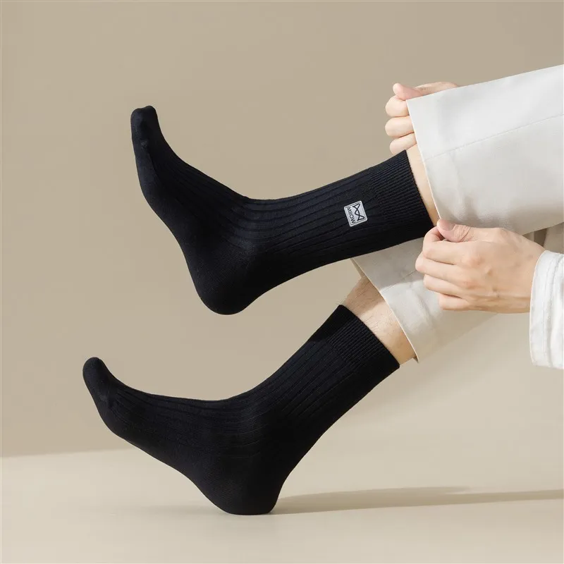 MIIOW Mid Calf Socks Men's Combo Set-11