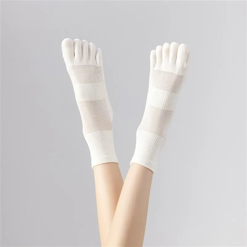 MIIOW Mid Calf Socks Women's 5 Pack-7
