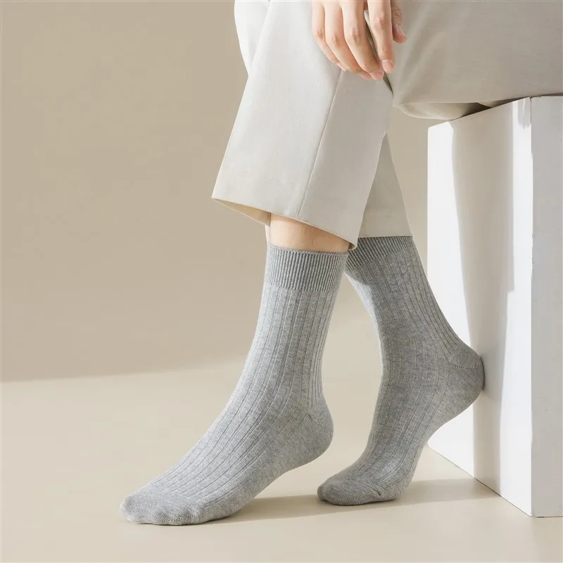 MIIOW Mid Calf Socks Men's 3 Pack-6