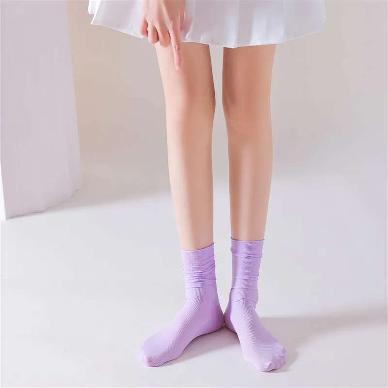 MIIOW Mid Calf Socks Women's Combo Set-1
