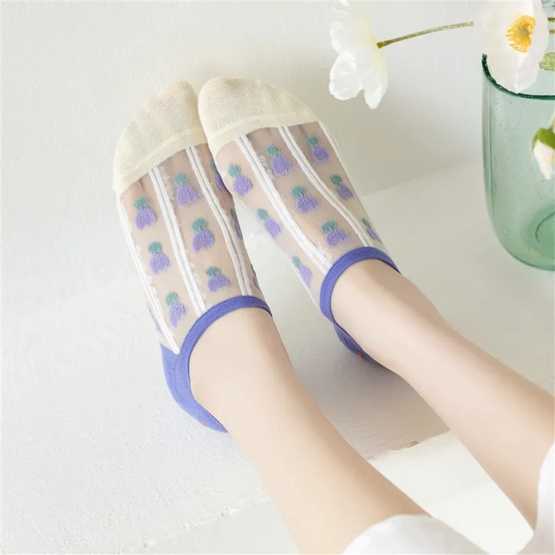 MIIOW No Show Socks Women's Combo Set-8