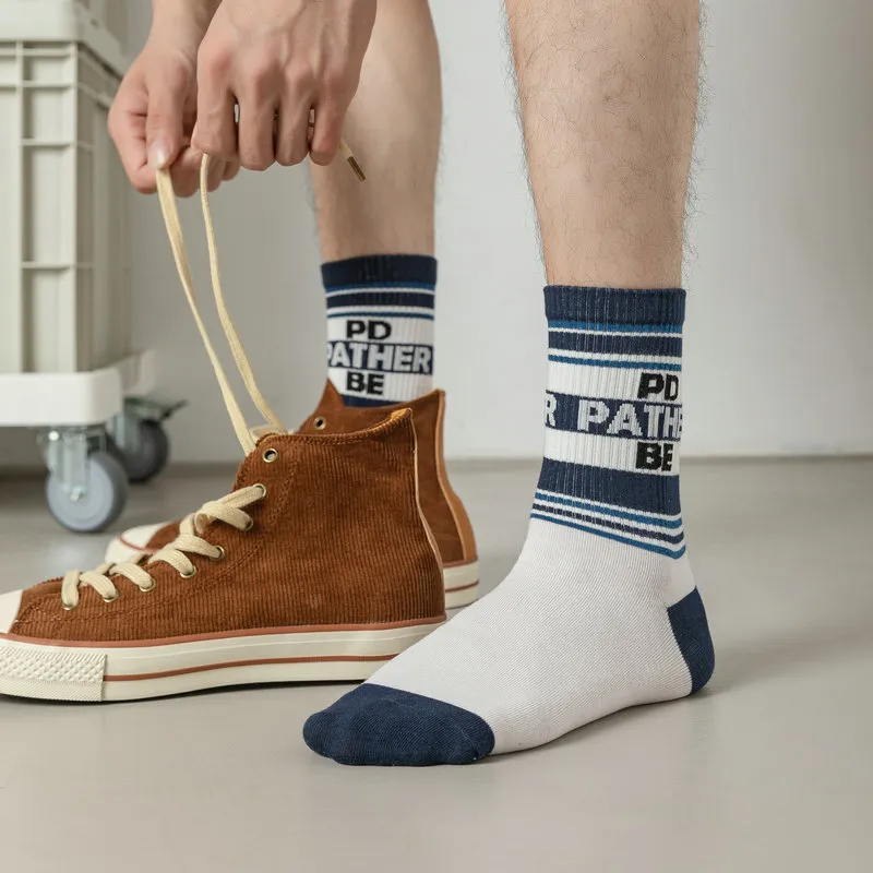 MIIOW Mid Calf Socks Men's 3 Pack-10