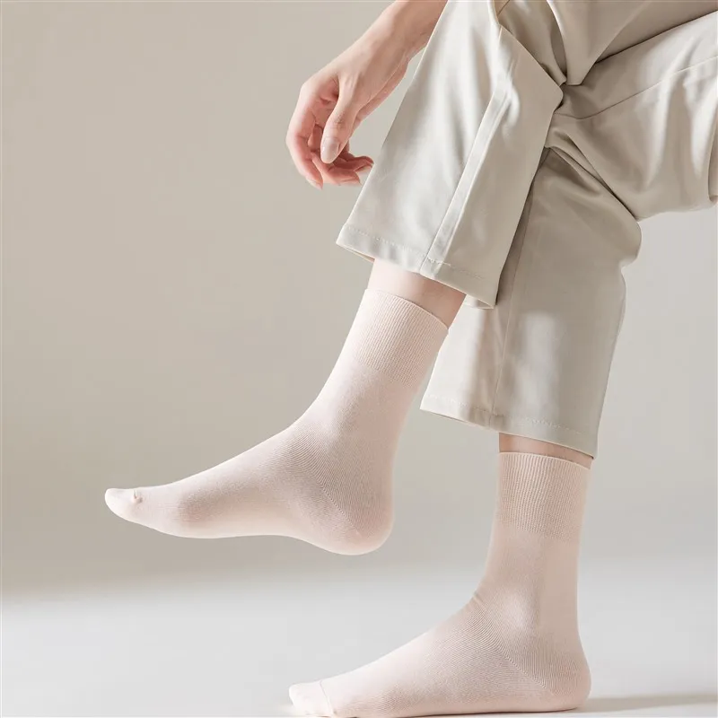 MIIOW Mid Calf Socks Women's Combo Set-11