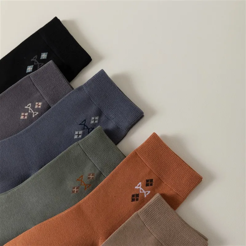 MIIOW Mid Calf Socks Men's 3 Pack-2