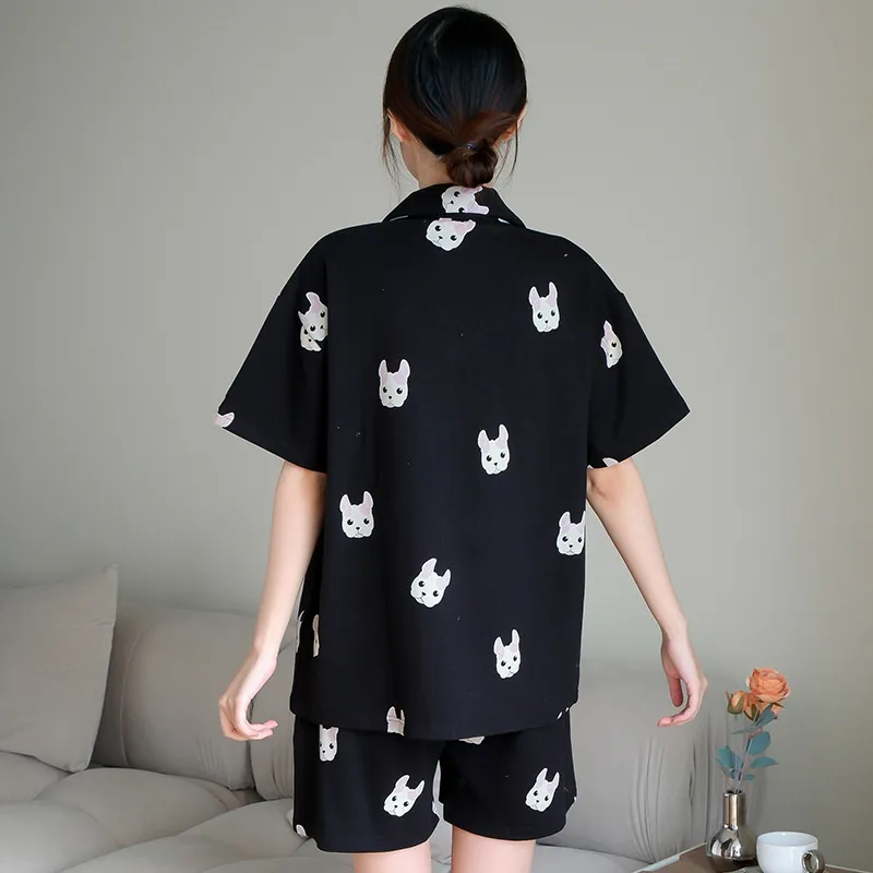 MIIOW Pajama Set Women's Cartoon Bunny-2