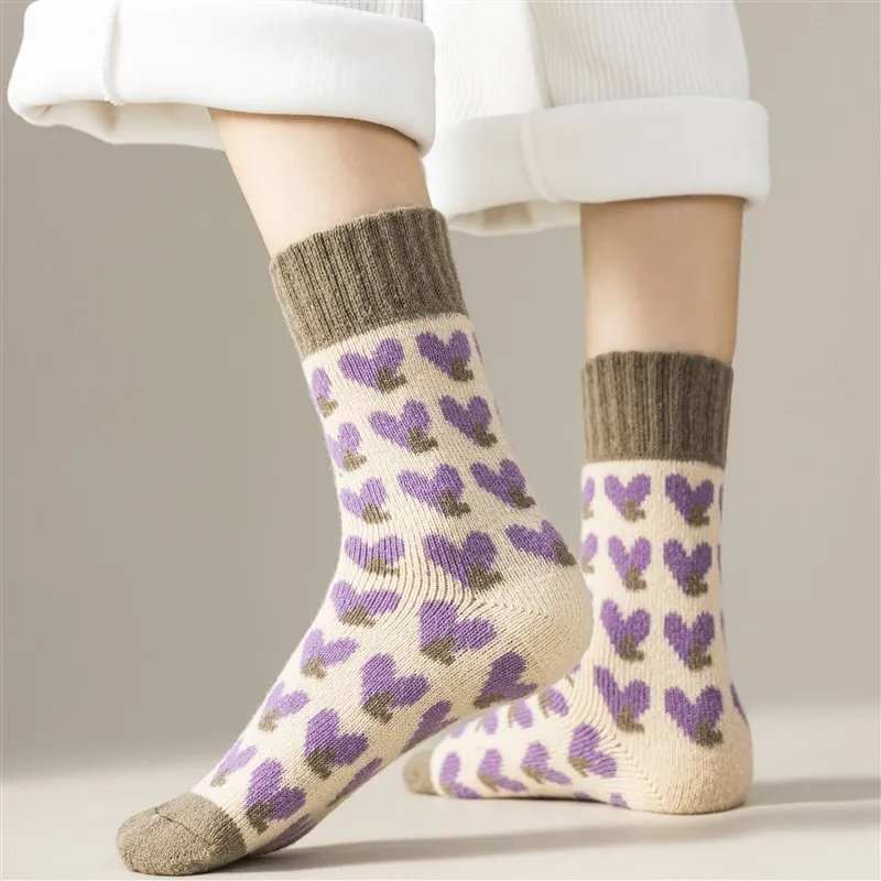 MIIOW Mid Calf Socks Women's Combo Set-10