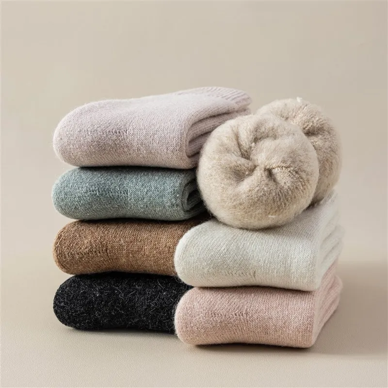 MIIOW Mid Calf Socks Women's Combo Set-17