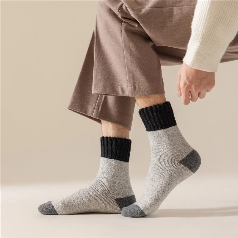 MIIOW Mid Calf Socks Men's Combo Set-11