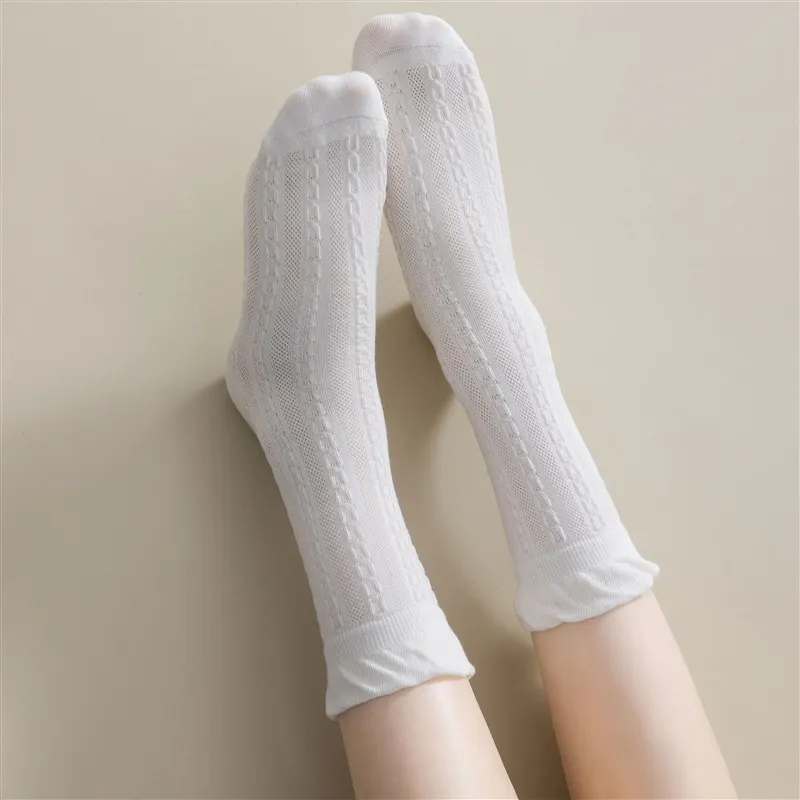 MIIOW Mid Calf Socks Women's Combo Set-13