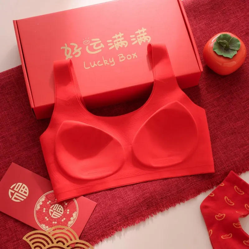 MIIOW Bra Women's Gift Box Set Red-4