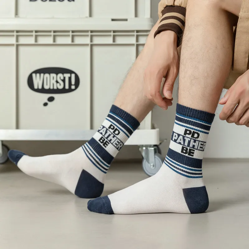 MIIOW Mid Calf Socks Men's 3 Pack-9