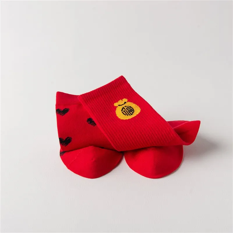 MIIOW Mid Calf Socks Unisex 4 Pack-9