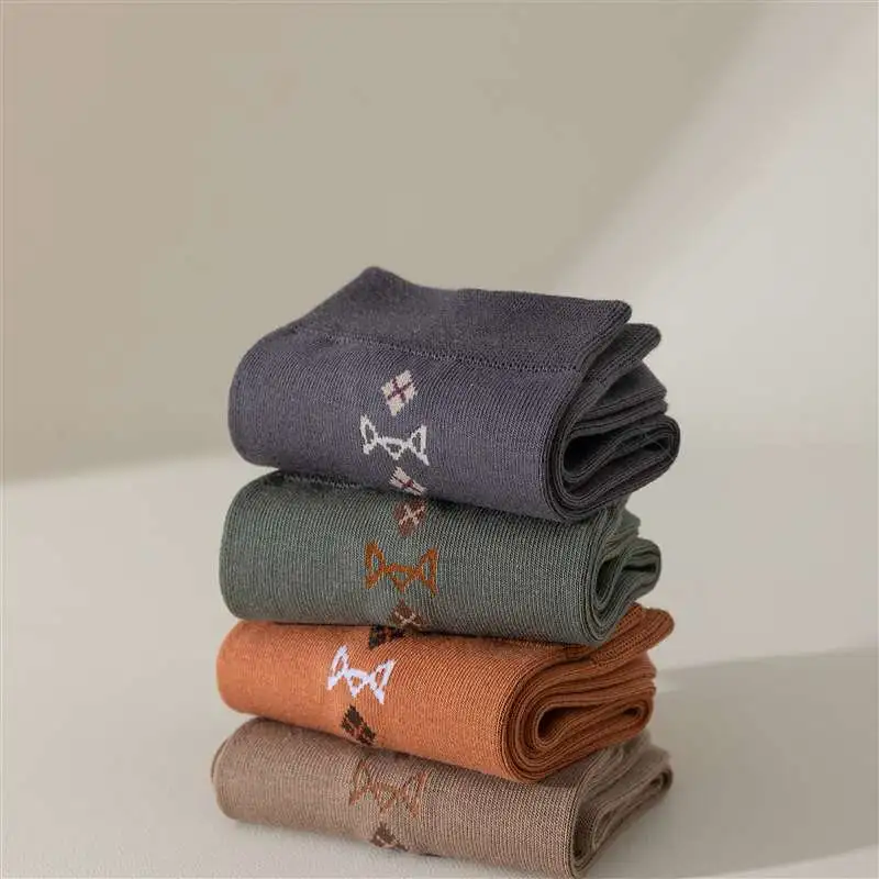 MIIOW Mid Calf Socks Men's Combo Set-7