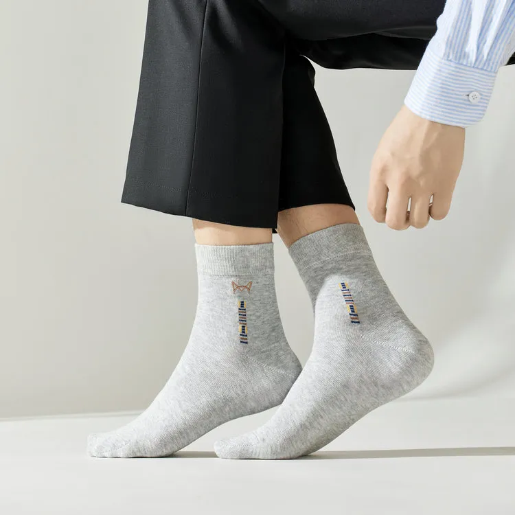 MIIOW Men Mid Calf Socks-7
