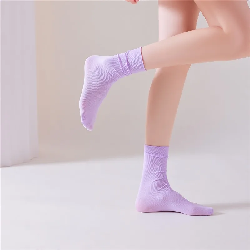 MIIOW Mid Calf Socks Women's Combo Set-2