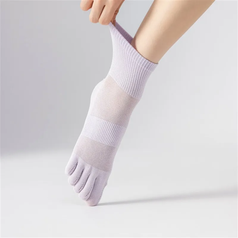 MIIOW Mid Calf Socks Women's 5 Pack-5