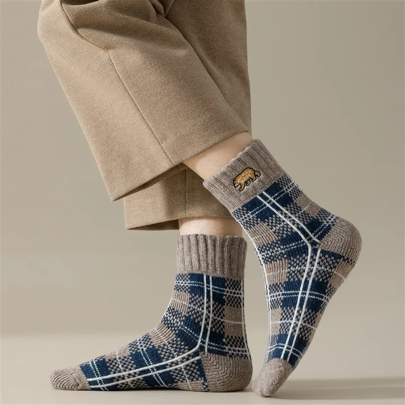 MIIOW Mid Calf Socks Men's Combo Set-9