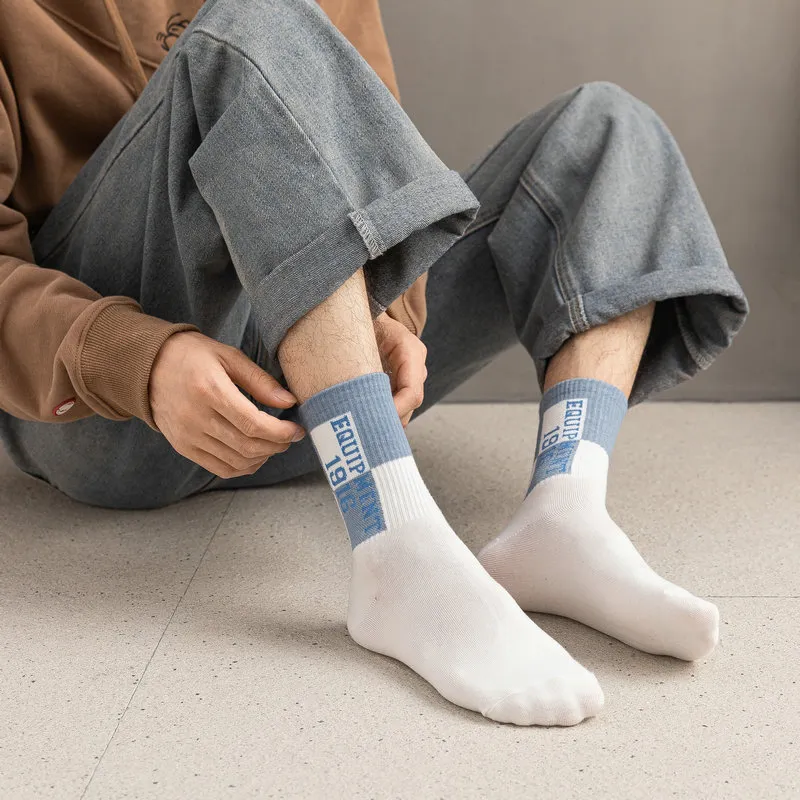MIIOW Mid-Calf Socks Men's 5 Pack-7