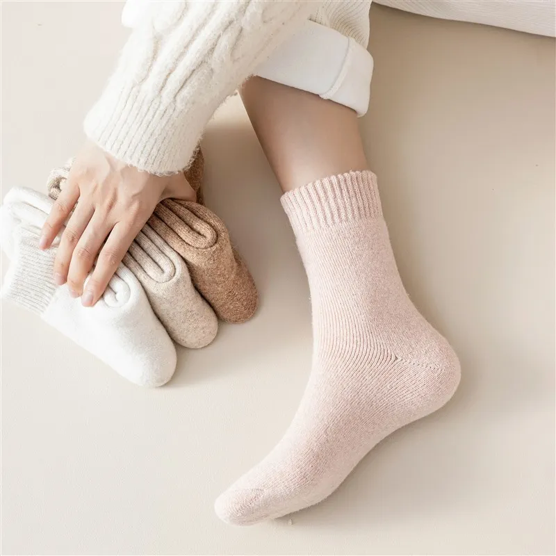 MIIOW Mid Calf Socks Women's Combo Set-11