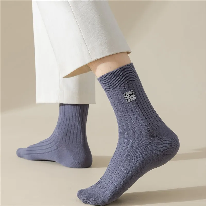 MIIOW Mid Calf Socks Men's Combo Set-9
