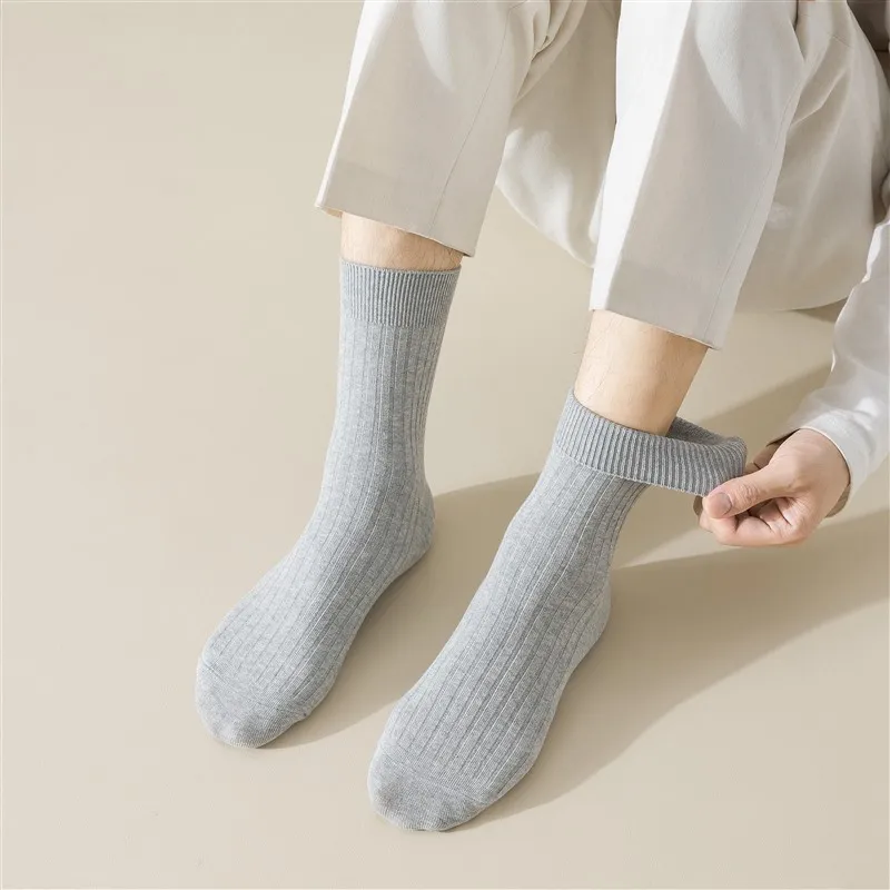 MIIOW Mid Calf Socks Men's 3 Pack-1