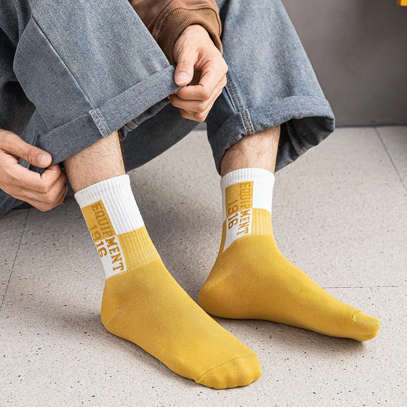 MIIOW Mid-Calf Socks Men's 5 Pack-5