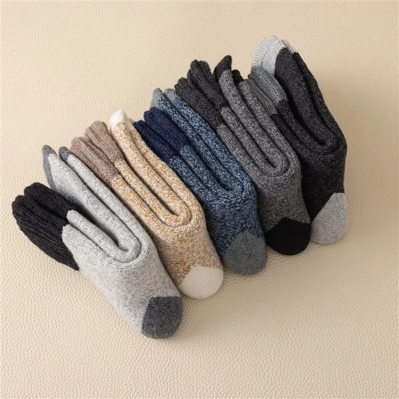 MIIOW Mid Calf Socks Men's Combo Set-9