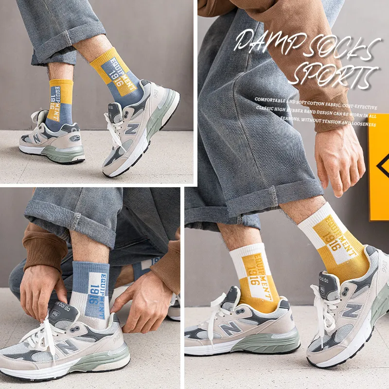 MIIOW Mid-Calf Socks Men's 5 Pack-4
