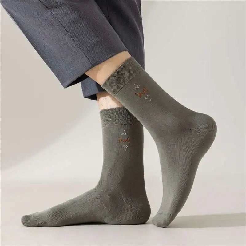 MIIOW Mid Calf Socks Men's Combo Set-1
