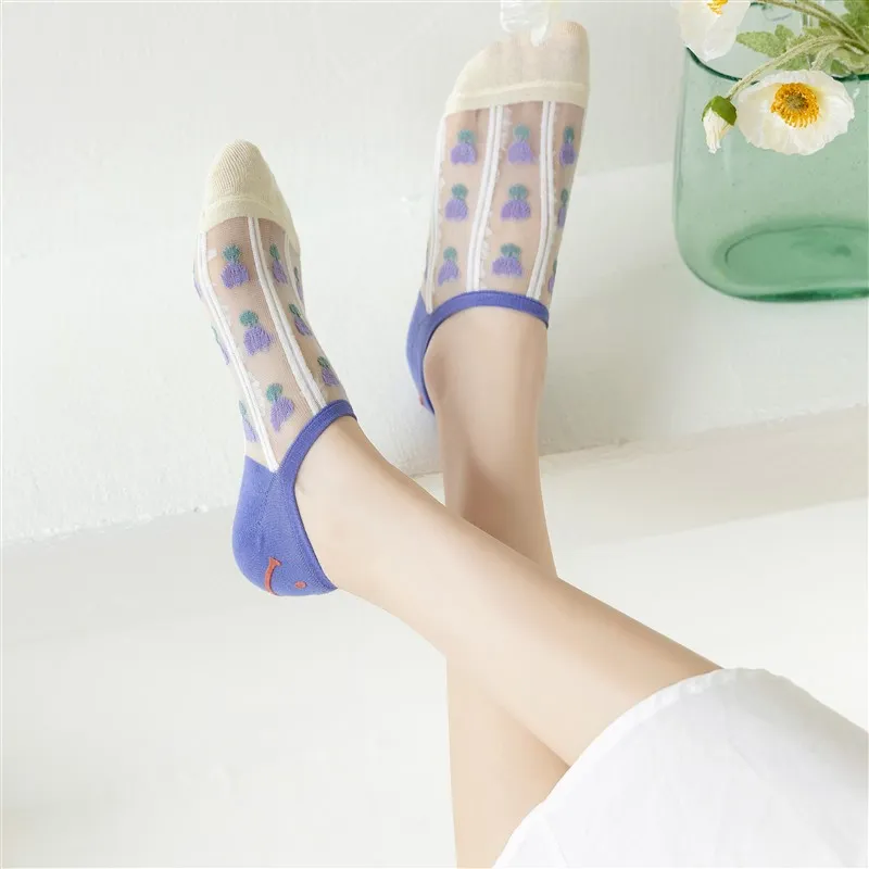 MIIOW No Show Socks Women's Combo Set-9