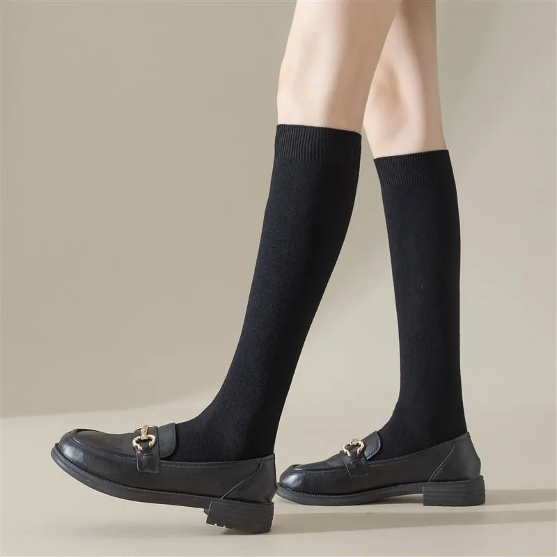MIIOW Knee High Socks Women's Combo Set-5