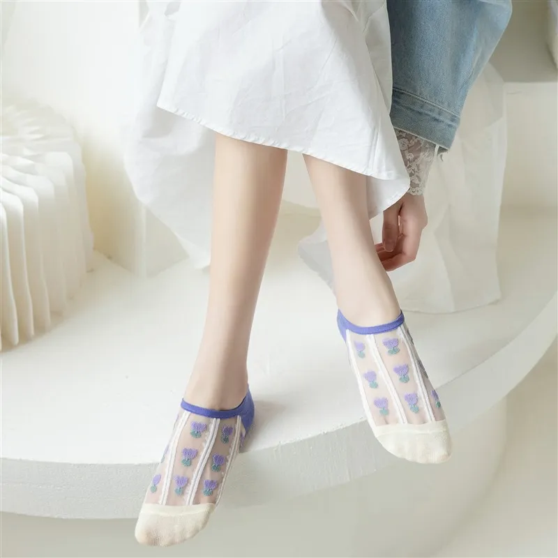 MIIOW No Show Socks Women's Combo Set-6