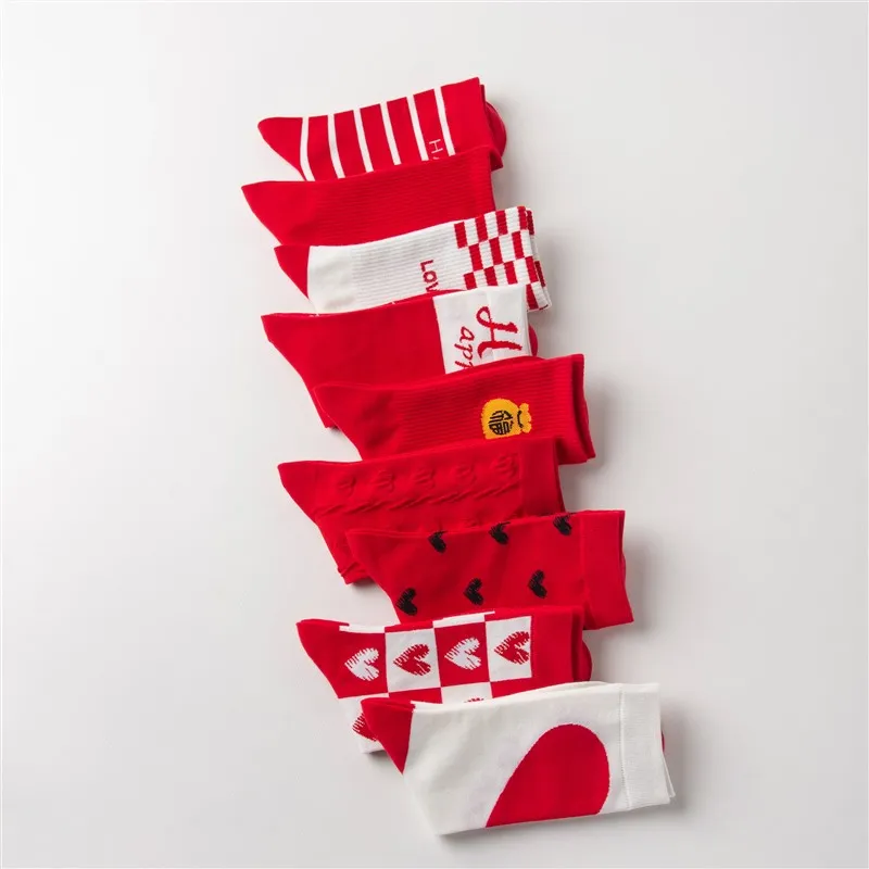 MIIOW Mid Calf Socks Unisex 4 Pack-7