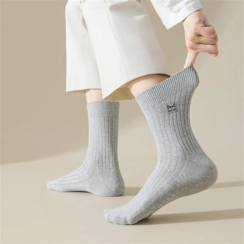 MIIOW Mid Calf Socks Men's Combo Set-2