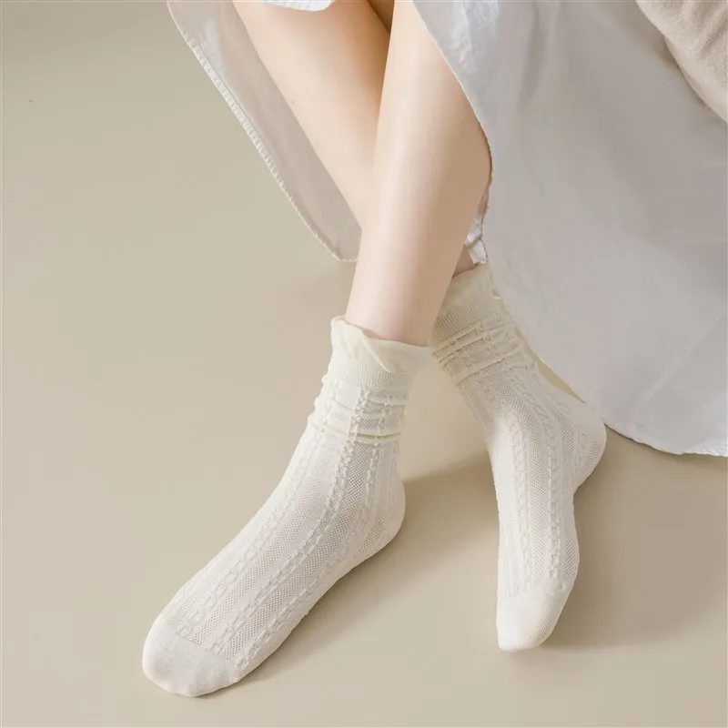 MIIOW Mid Calf Socks Women's Combo Set-12