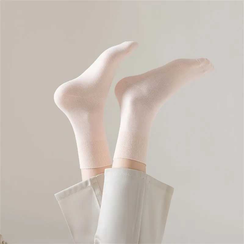 MIIOW Mid Calf Socks Women's Combo Set-9