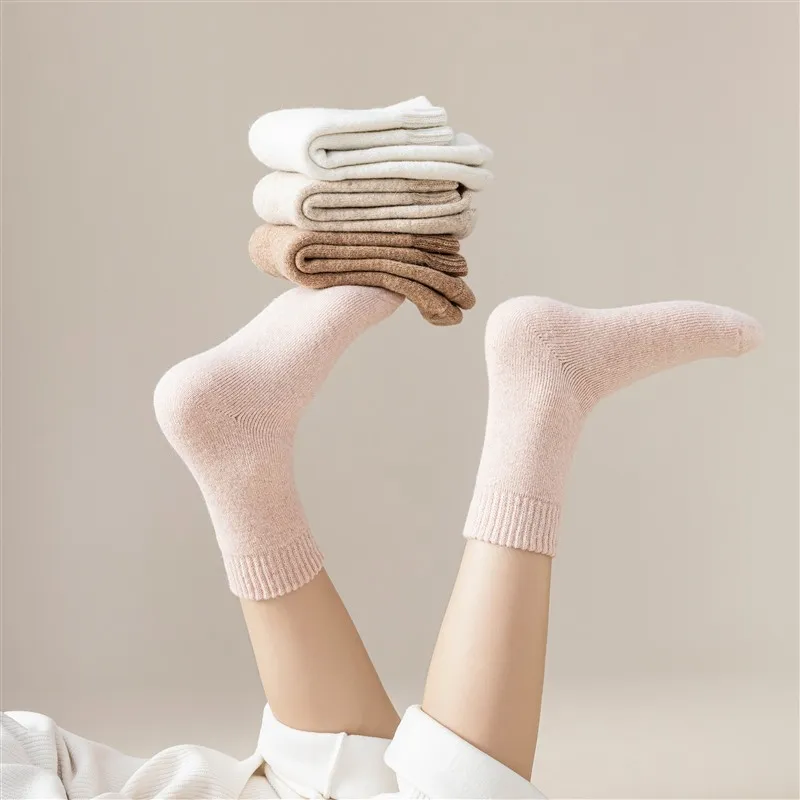 MIIOW Mid Calf Socks Women's Combo Set-14