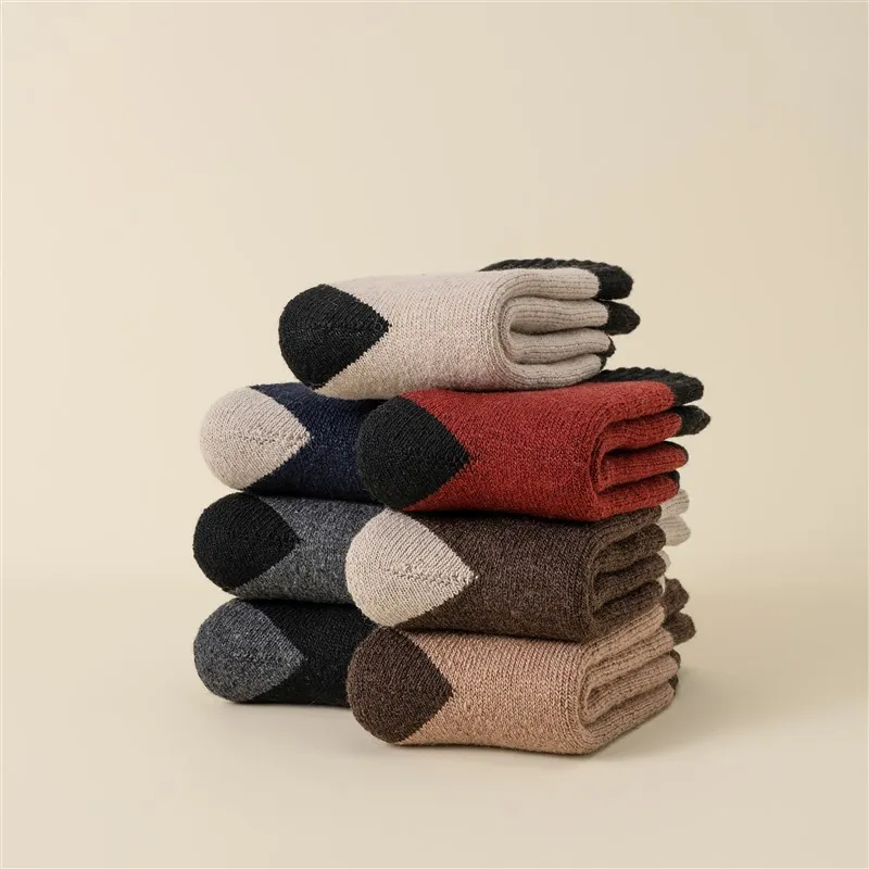 MIIOW Mid Calf Socks Unisex 4 Pack-14